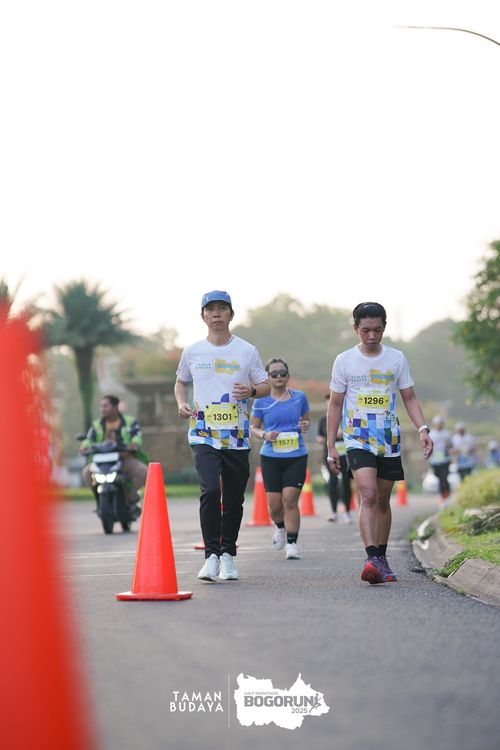 Race photo from Taman Budaya x BOGORUN 2025