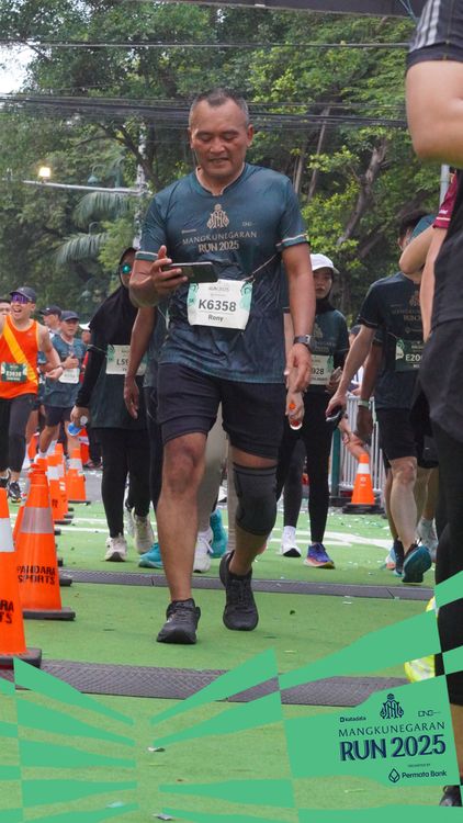Race photo from Mangkunegaran Run 2025