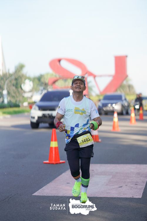 Race photo from Taman Budaya x BOGORUN 2025