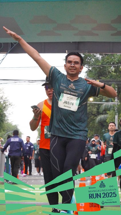 Race photo from Mangkunegaran Run 2025
