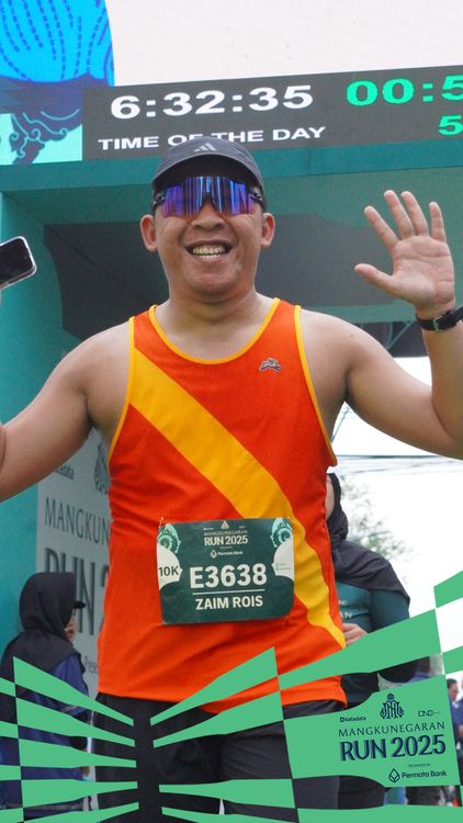 Race photo from Mangkunegaran Run 2025