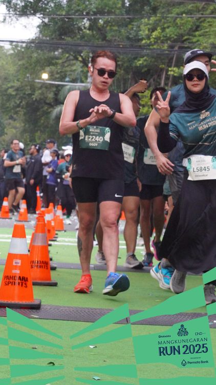 Race photo from Mangkunegaran Run 2025