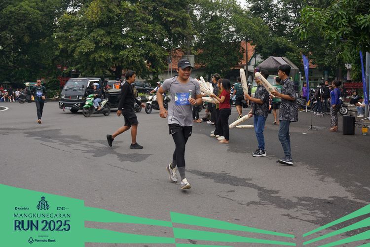 Race photo from Mangkunegaran Run 2025