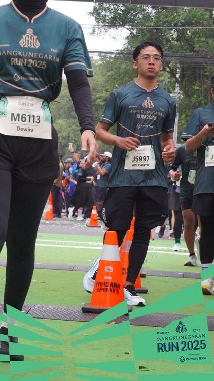 Race photo from Mangkunegaran Run 2025