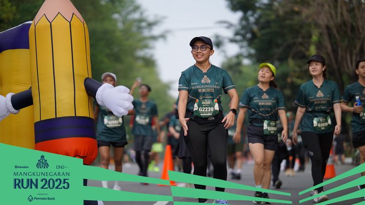 Race photo from Mangkunegaran Run 2025