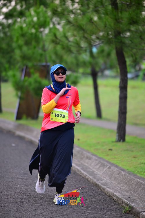 Race photo from CISANGKAN KBP CITY RUN 2025