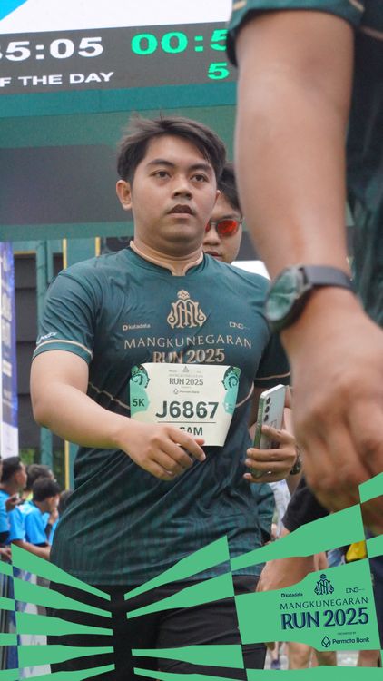 Race photo from Mangkunegaran Run 2025