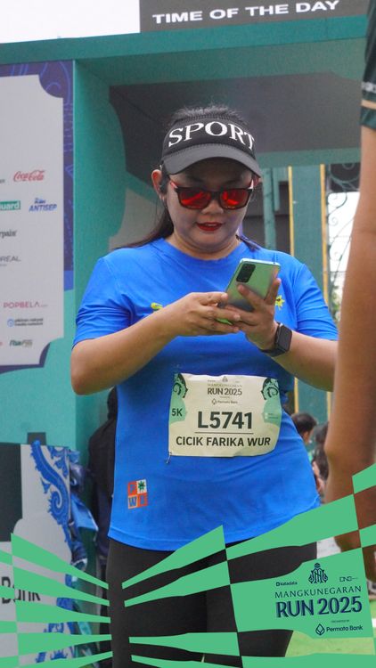 Race photo from Mangkunegaran Run 2025