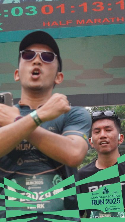 Race photo from Mangkunegaran Run 2025