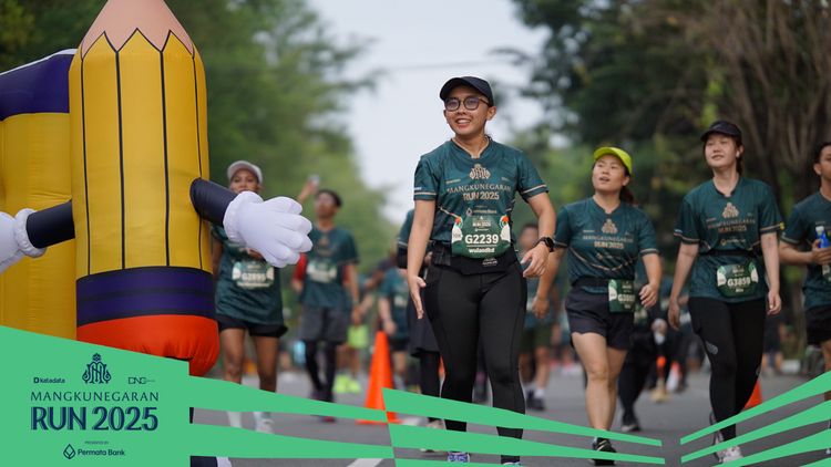 Race photo from Mangkunegaran Run 2025