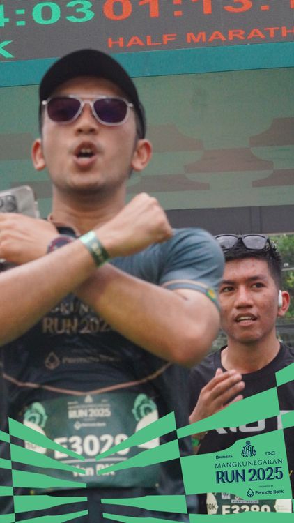 Race photo from Mangkunegaran Run 2025