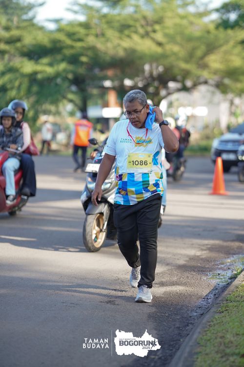 Race photo from Taman Budaya x BOGORUN 2025