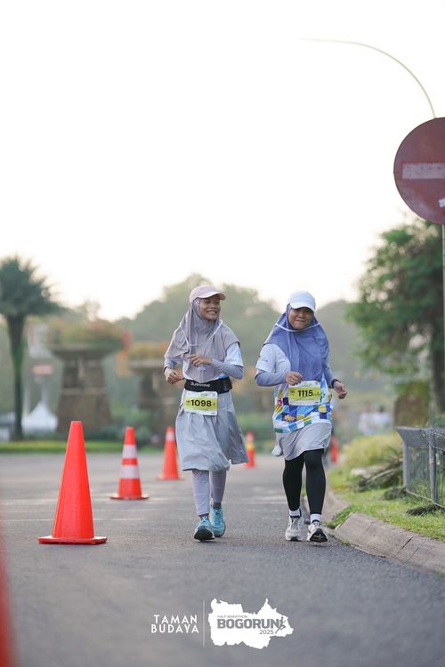 Race photo from Taman Budaya x BOGORUN 2025