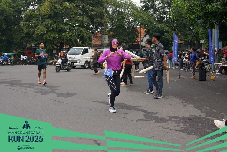 Race photo from Mangkunegaran Run 2025