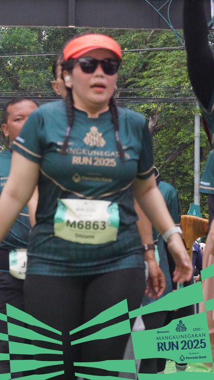 Race photo from Mangkunegaran Run 2025