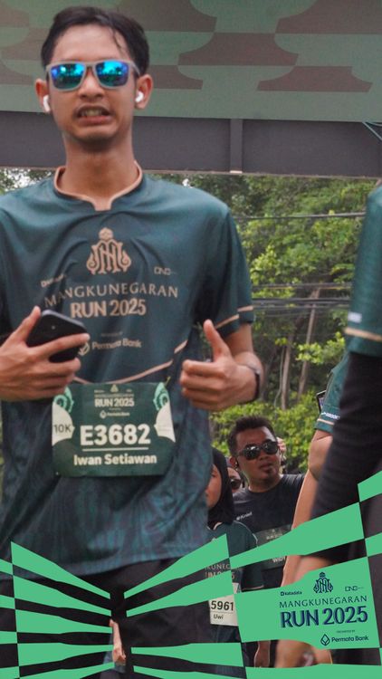 Race photo from Mangkunegaran Run 2025
