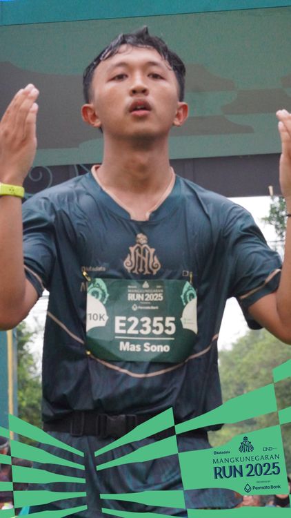 Race photo from Mangkunegaran Run 2025
