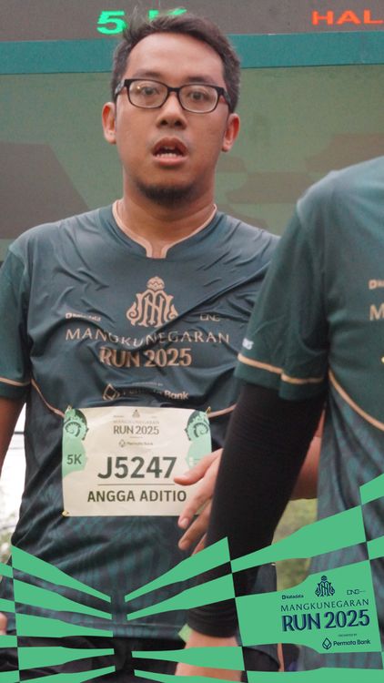 Race photo from Mangkunegaran Run 2025