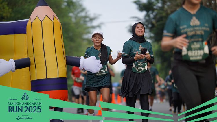 Race photo from Mangkunegaran Run 2025