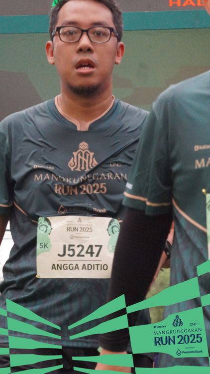 Race photo from Mangkunegaran Run 2025