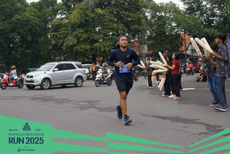 Race photo from Mangkunegaran Run 2025