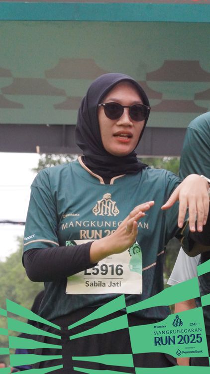 Race photo from Mangkunegaran Run 2025
