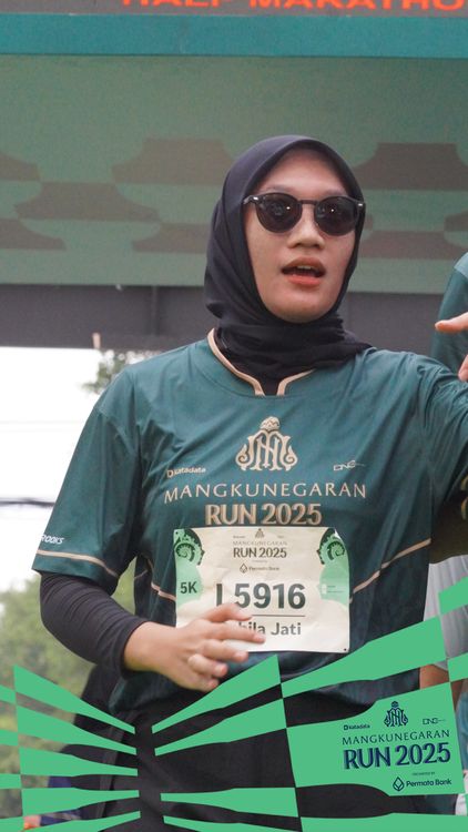 Race photo from Mangkunegaran Run 2025