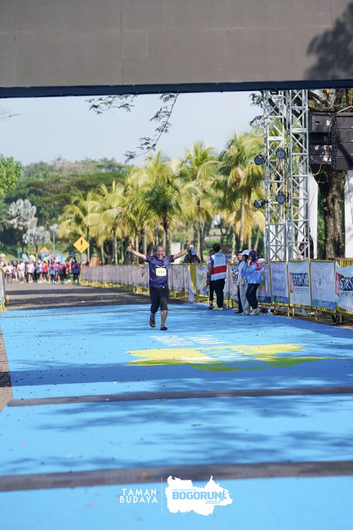 Race photo from Taman Budaya x BOGORUN 2025