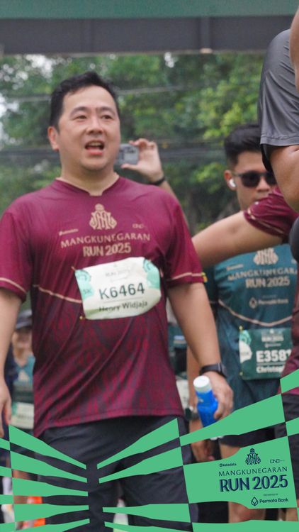 Race photo from Mangkunegaran Run 2025