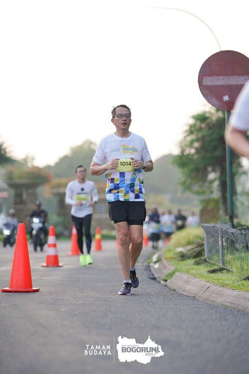 Race photo from Taman Budaya x BOGORUN 2025