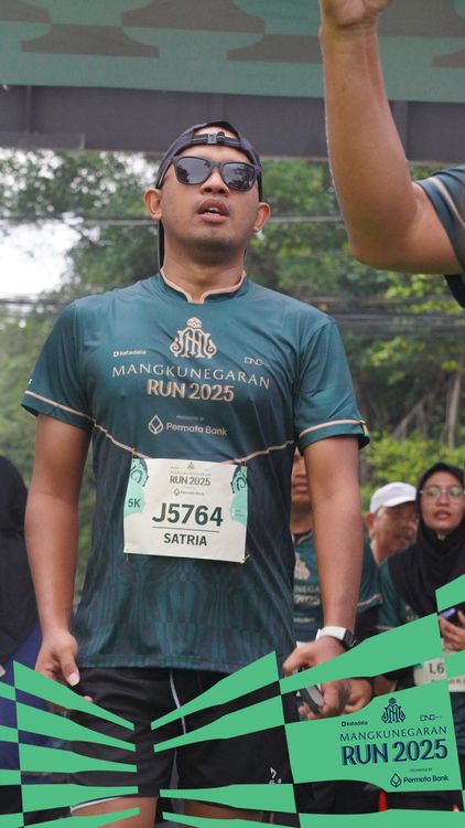 Race photo from Mangkunegaran Run 2025