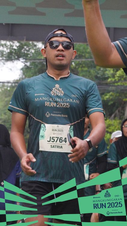 Race photo from Mangkunegaran Run 2025