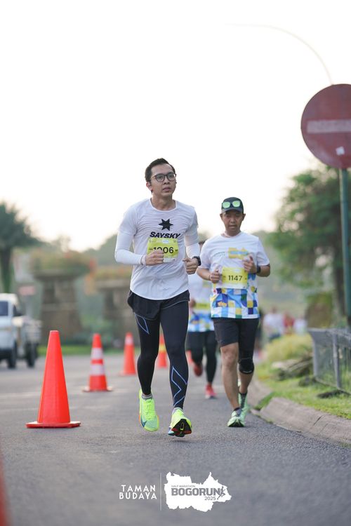 Race photo from Taman Budaya x BOGORUN 2025