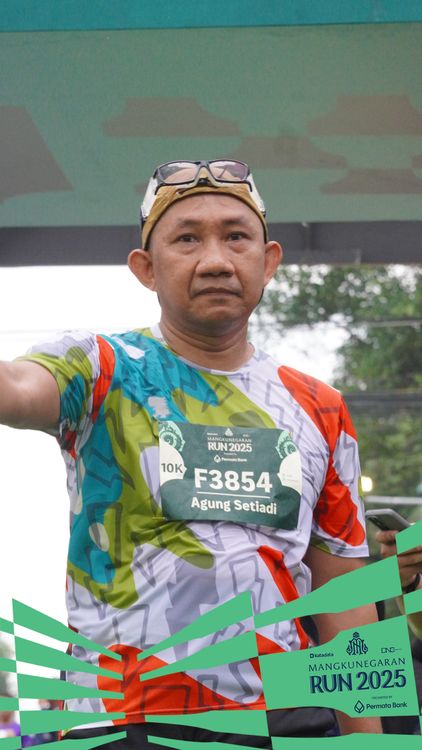 Race photo from Mangkunegaran Run 2025