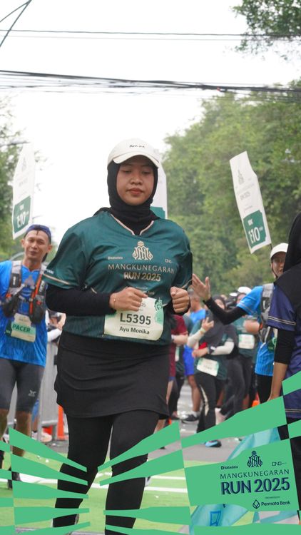 Race photo from Mangkunegaran Run 2025