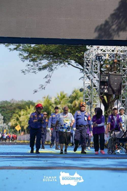 Race photo from Taman Budaya x BOGORUN 2025