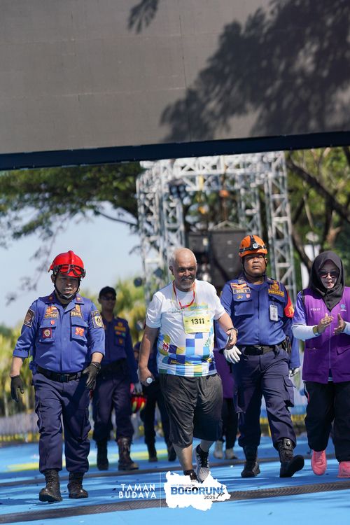 Race photo from Taman Budaya x BOGORUN 2025