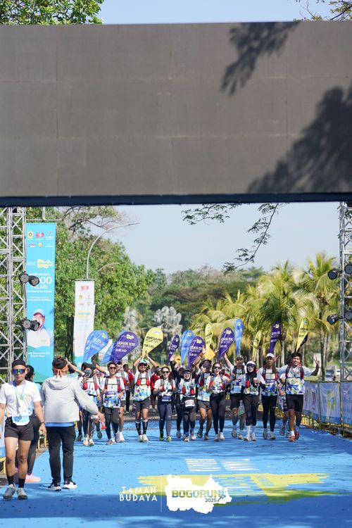 Race photo from Taman Budaya x BOGORUN 2025