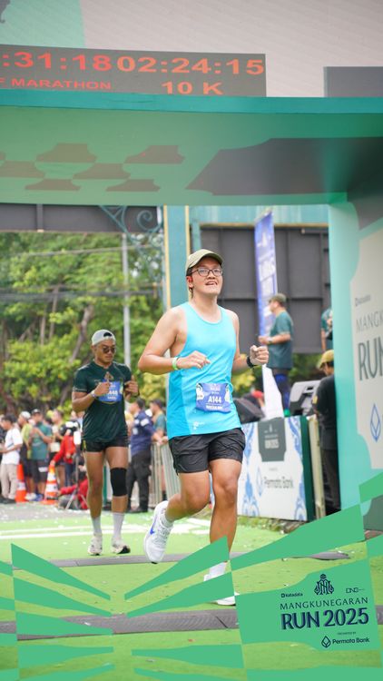 Race photo from Mangkunegaran Run 2025