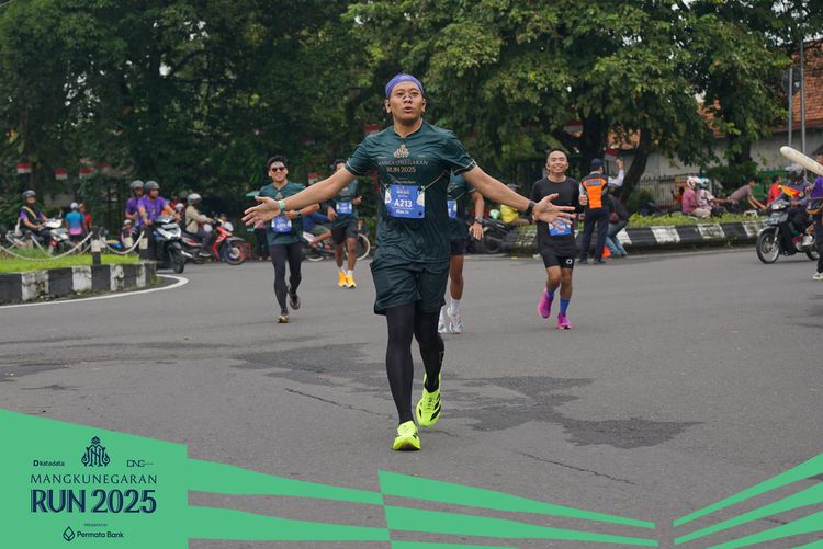 Race photo from Mangkunegaran Run 2025
