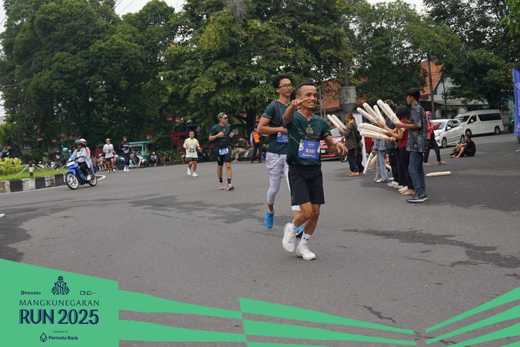 Race photo from Mangkunegaran Run 2025