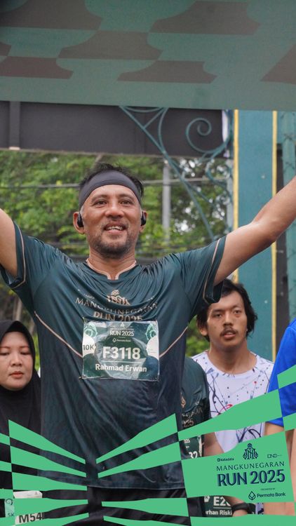 Race photo from Mangkunegaran Run 2025