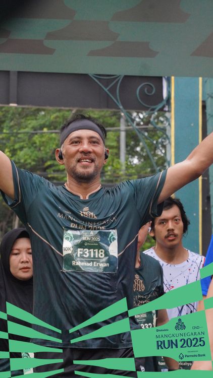 Race photo from Mangkunegaran Run 2025