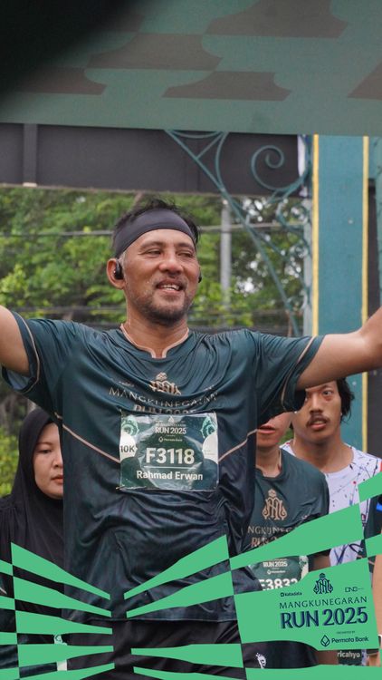 Race photo from Mangkunegaran Run 2025