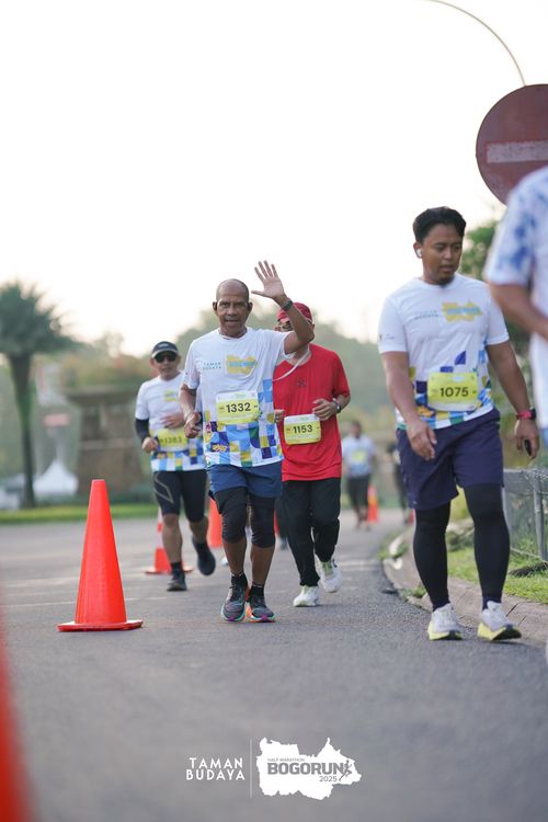 Race photo from Taman Budaya x BOGORUN 2025