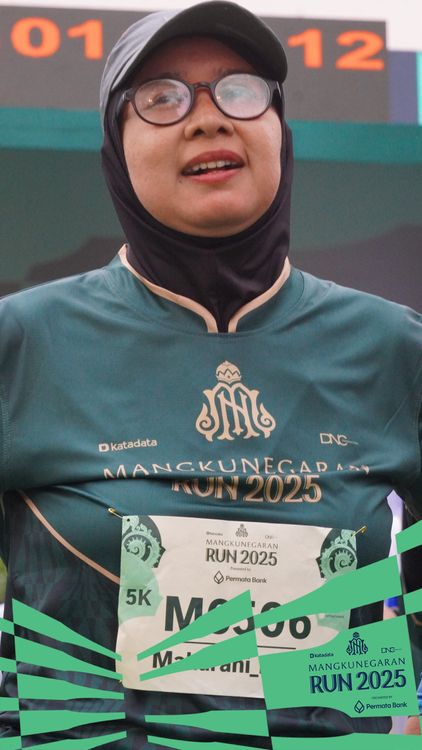 Race photo from Mangkunegaran Run 2025