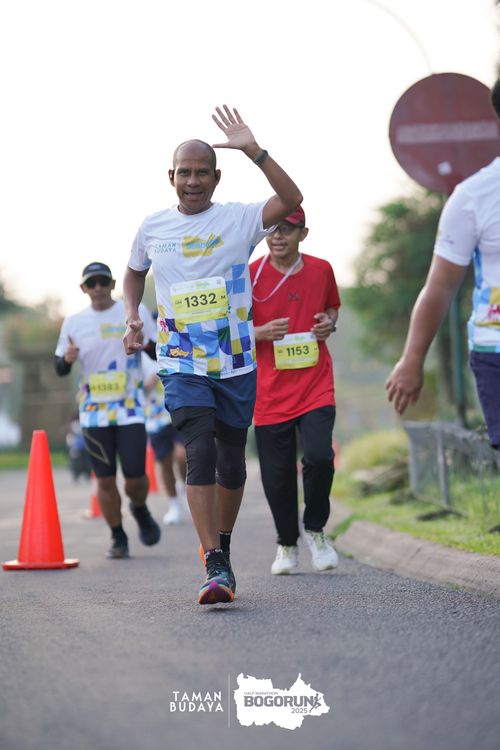 Race photo from Taman Budaya x BOGORUN 2025