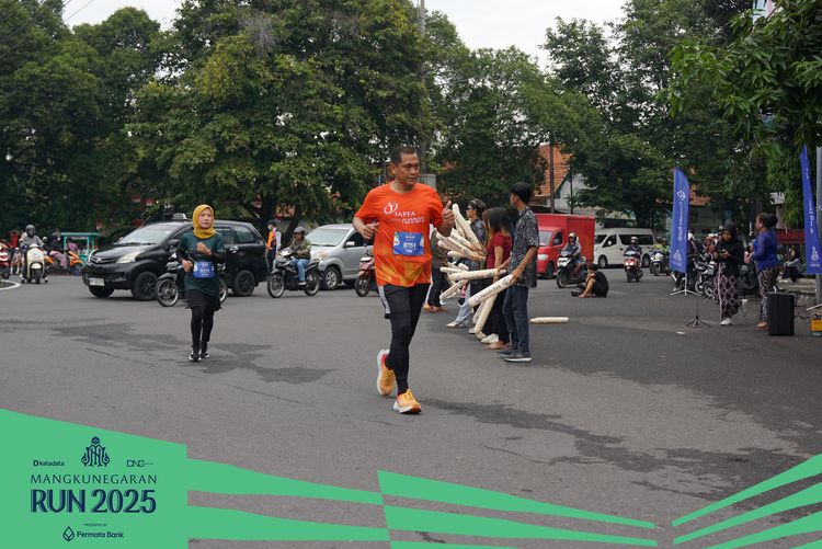 Race photo from Mangkunegaran Run 2025