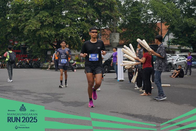 Race photo from Mangkunegaran Run 2025