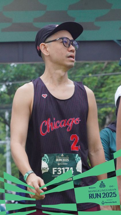 Race photo from Mangkunegaran Run 2025